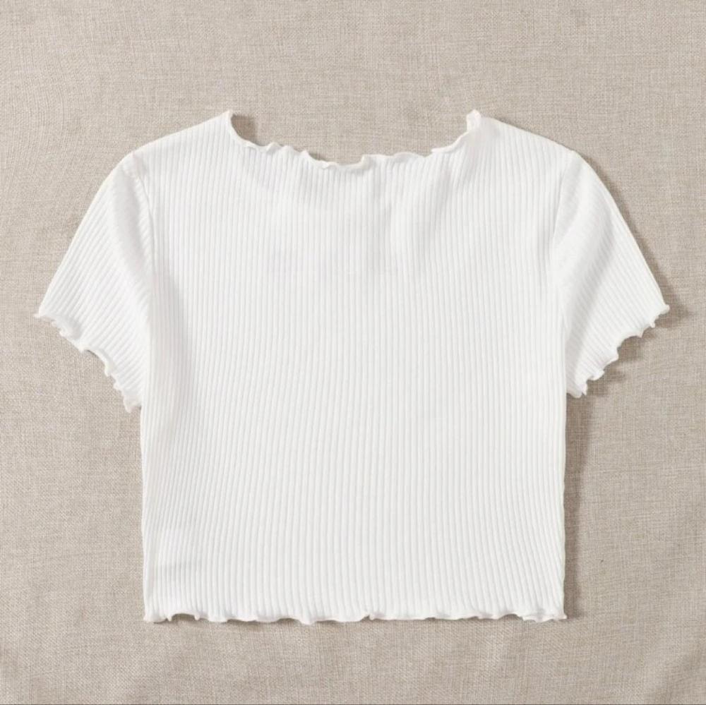 Mushroom Lettuce Trim Tee - Picture 2 of 5